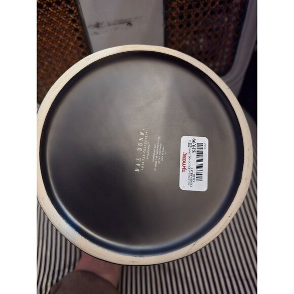 NWT Rae Dunn Halloween Skulls and Bones Chubby Black Canister - Picture 12 of 12